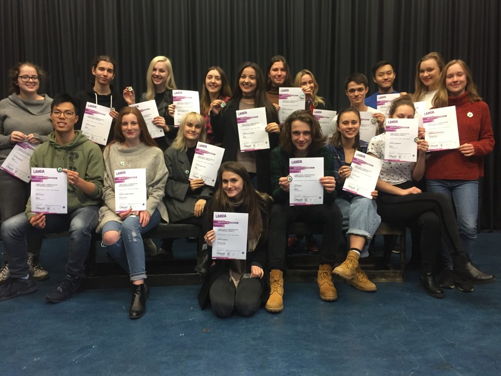 ECP students with LAMDA certificates